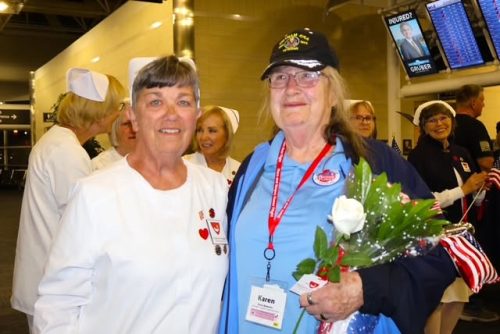 May 30th, 2026: Stars and Stripes Honor Flight Mission #86. This special flight carried 52 veterans, ranging in age from 66 to 98, on a journey to honor their service and sacrifice to our nation. Among them were four remarkable nurses whose lives have been defined by service to others.With 19 Wisconsin Nurses Honor Guard members in attendance, we were honored to welcome home and recognize Nurses:Helene BrowneGayle HunterKaren  Barbara Vahovick