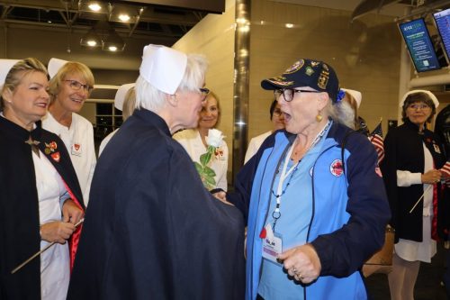 May 30th, 2026: Stars and Stripes Honor Flight Mission #86. This special flight carried 52 veterans, ranging in age from 66 to 98, on a journey to honor their service and sacrifice to our nation. Among them were four remarkable nurses whose lives have been defined by service to others.With 19 Wisconsin Nurses Honor Guard members in attendance, we were honored to welcome home and recognize Nurses:Helene BrowneGayle HunterKaren StahovicBarbara Vahovick